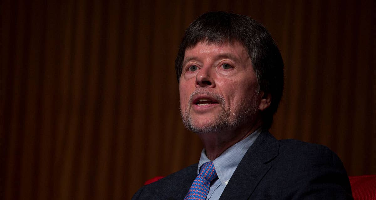 Filmmaker Ken Burns. Wikimedia Commons photo from user David Hume Kennerly.