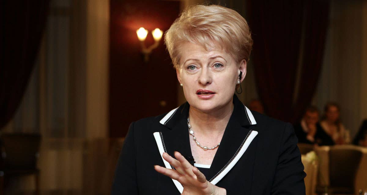 Lithuanian President Dalia Grybauskaite. Photo from Wikimedia Commons.