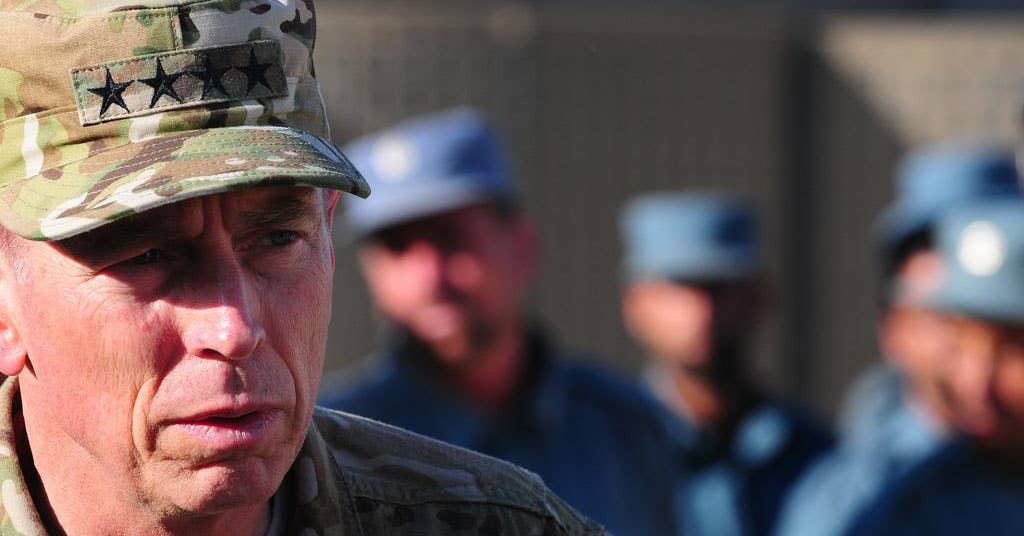 Gen. David H. Petraeus. Navy photo by Chief Petty Officer Joshua Treadwell.