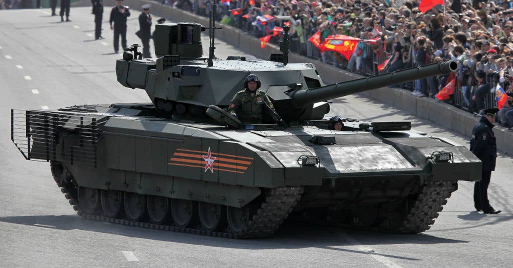 Russian T-14 Armata. Wikimedia Commons photo by Vitaly V. Kuzmin.