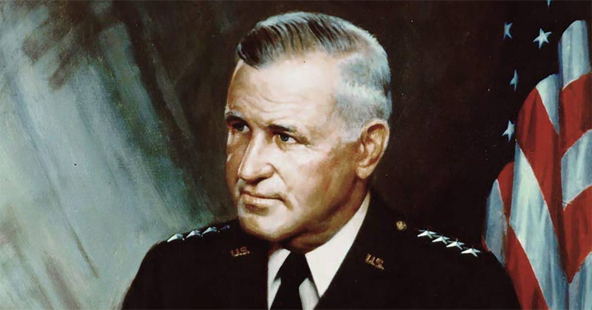 Gen. Creighton Abrams. Portrait by Herbert Elmer Abrams.