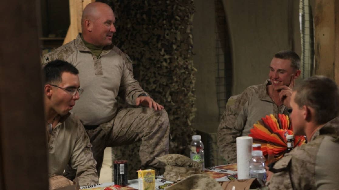 These are the military traditions for deployed troops celebrating Thanksgiving