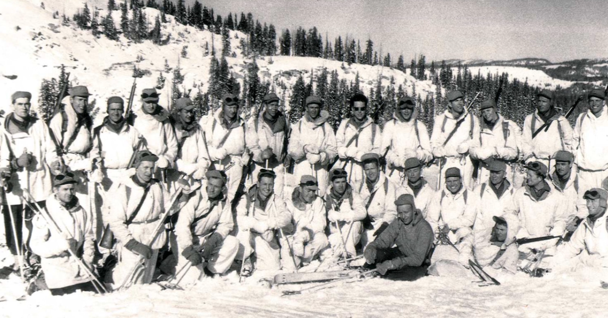 Men of the 10th Mountain Division. Not a cocktail in sight.