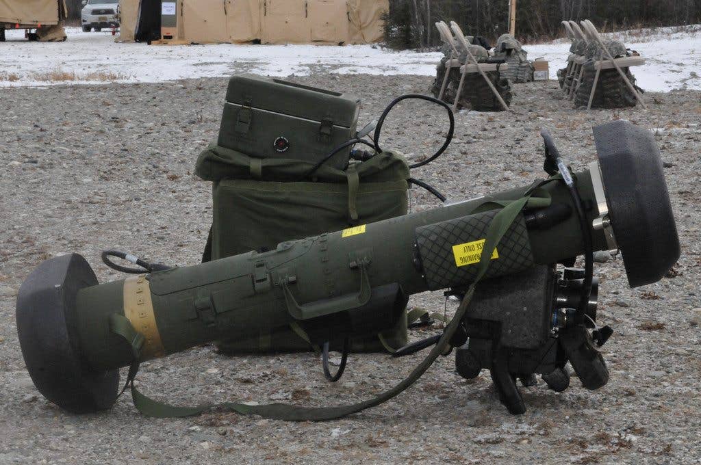 The FGM-148 Javelin Anti-tank Guided Missile. (U.S. Army Photo by Spc. Thomas Duval 1/25 SBCT PAO)