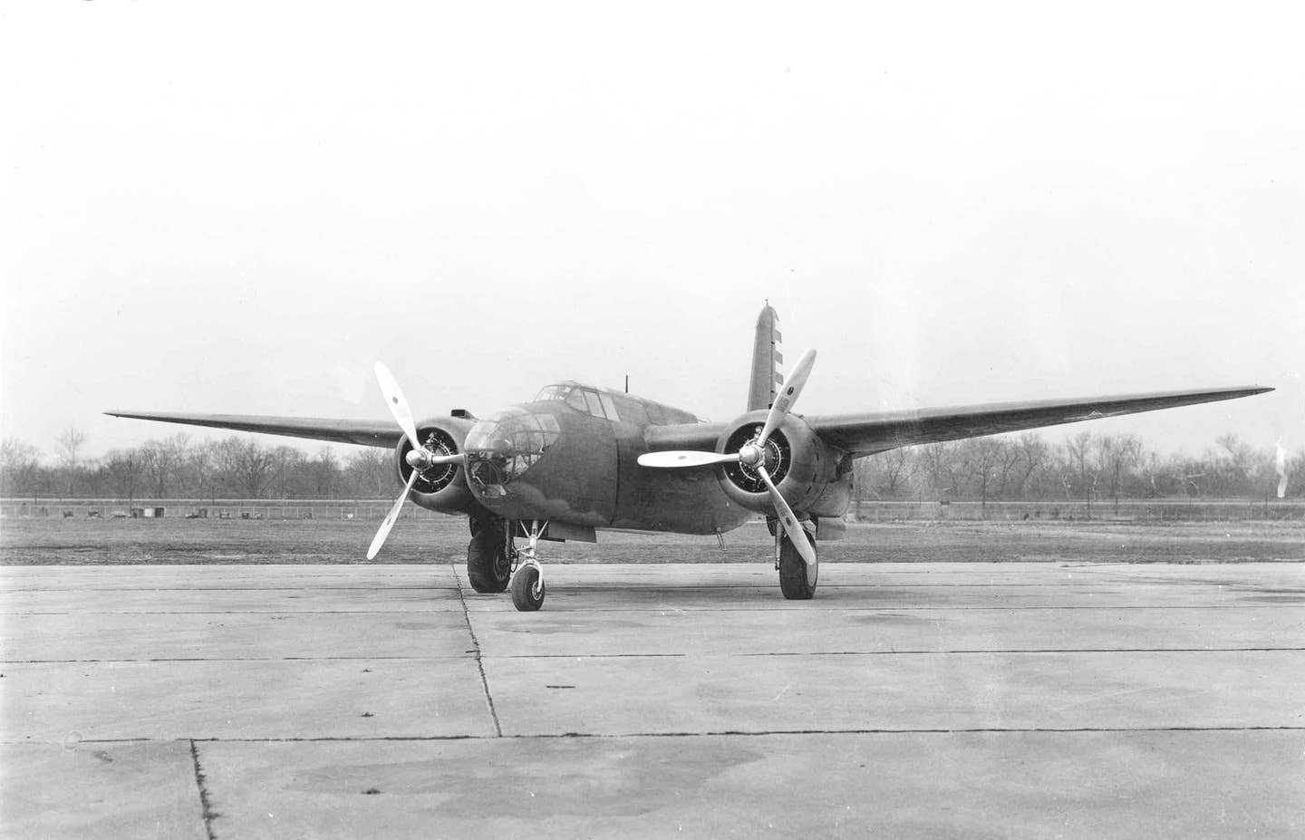 Douglas A-20A Havoc - with a glass nose for a bombardier. (USAF photo)