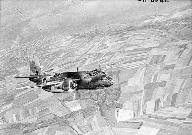 RAF Boston during the Dieppe Raid. (Photo from Wikimedia Commons)