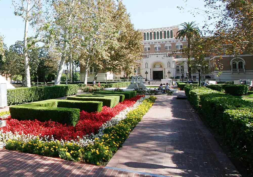Southern Cal's campus in Los Angeles.