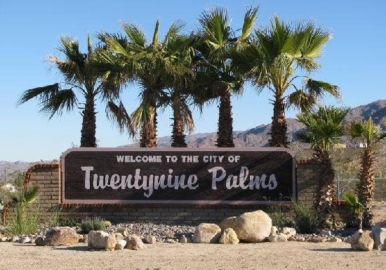 The difference between the hottest and coldest temperatures ever recorded in Twentynine Palms is 108 degrees.