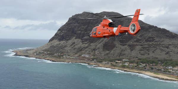 Also, the Coast Guard always looks like it's on the way to Jurassic Park.