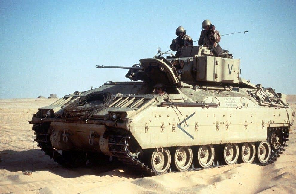 An M2 Bradley Infantry Fighting Vehicle. (Photo from DoD)