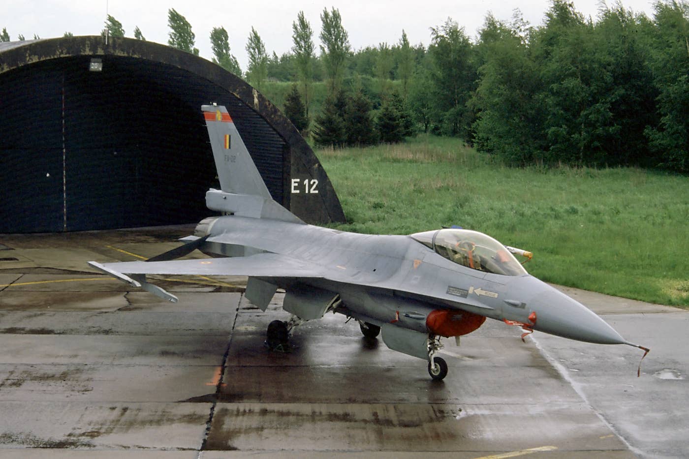 One of the first F-16s built for the Belgian Air Force. The F-16s currently in service will be replaced by F-35s. (Wikimedia Commons photo by Rob Schleiffert)