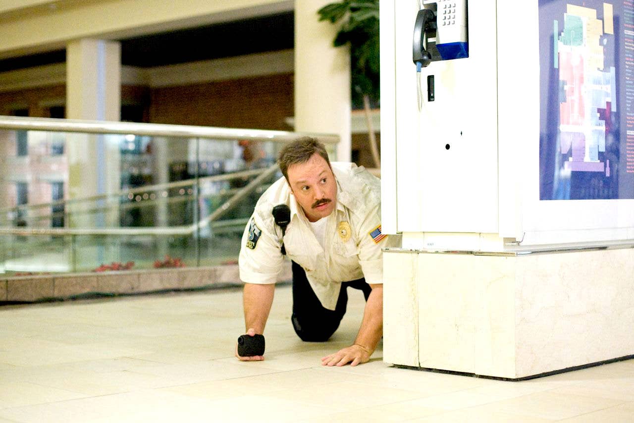 Just trying to make it through the night. (Image from Columbia Pictures' Paul Blart: Mall Cop 2)