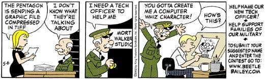 Rest in peace, 1st Lt. Mort Walker. The military and veteran community lost one of its funniest voices. (Comic by Mort Walker and King Features Syndicate)