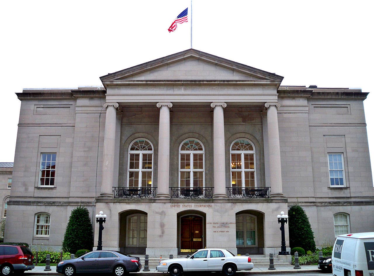 The courthouse that houses the Court of Appeals for the Armed Forces. (Wikimedia Commons photo by MBisanz)