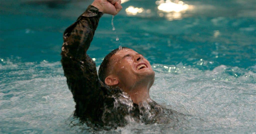 Drown proofed! (Image from USMC)