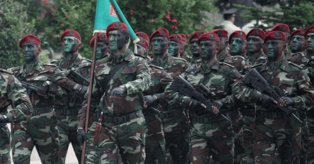 Members of the Azerbaijani Special Forces during a military parade in Baku 2011 (Image Wikipedia)
