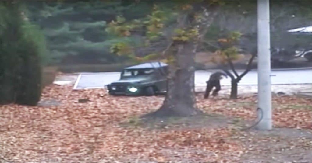 A defector from North Korea dodges bullets as he crosses the DMZ.