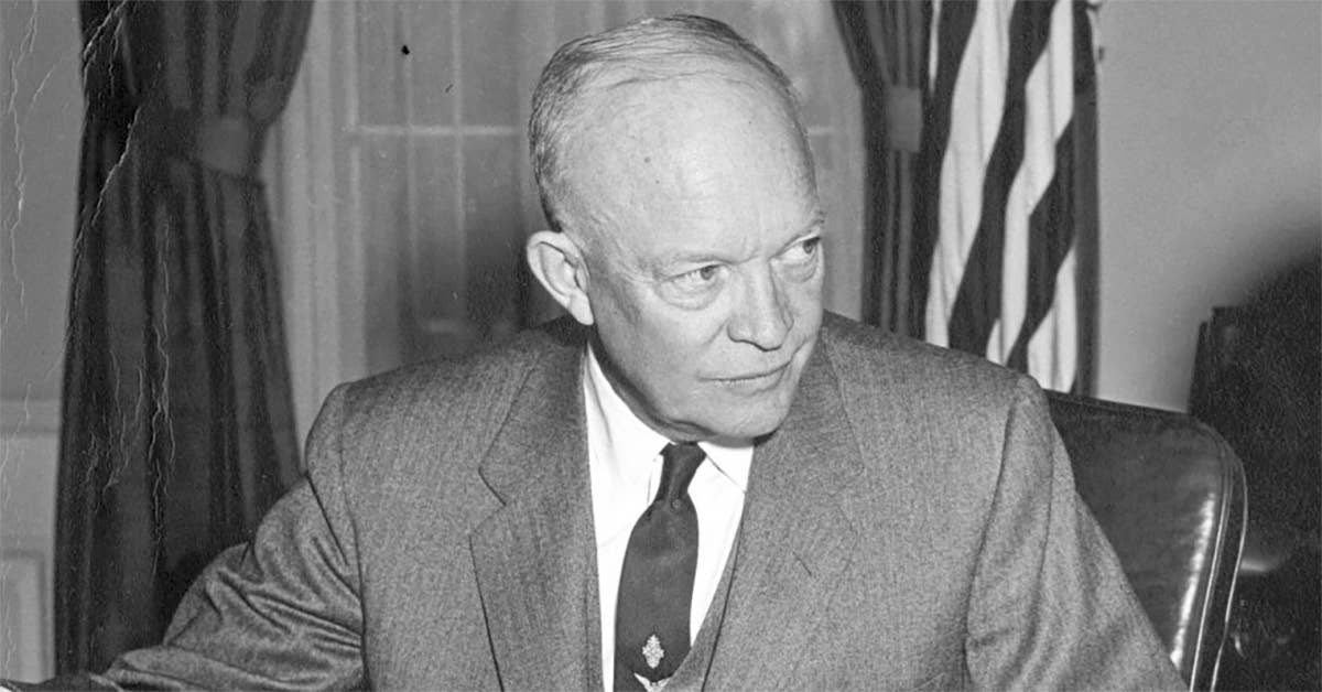 President Eisenhower, 1954. (Photo under public domain)