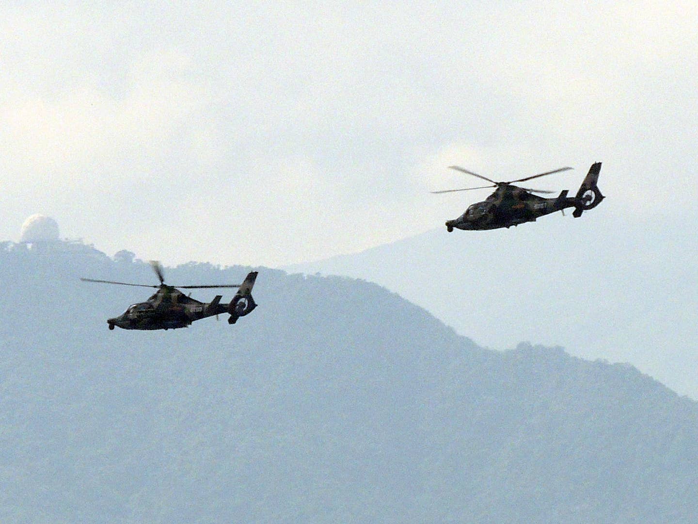 Two Harbin Z-9Ws. The Chinese Communists used this as the basis for the Z-19. (Wikimedia Commons photo by Tksteven)