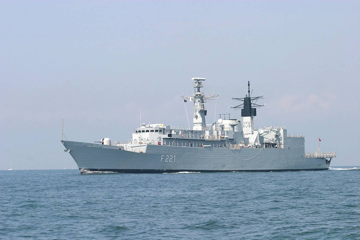 Regele Ferdinand, one of two modified Type 22 frigates acquired by Romania. (Wikimedia Commons photo by MAPN)