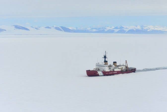 So you can kind of get an understanding why there's nothing in Antarctica. (Photo by Chief Petty Officer Nick Ameen)