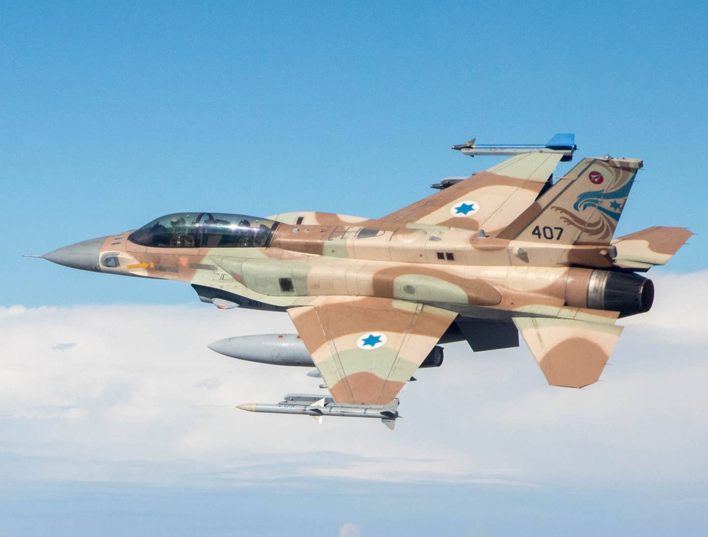An Israeli F-16I Sufa. One was lost during a clash with Iranian and Syrian forces. (Israeli Defense Force photo)