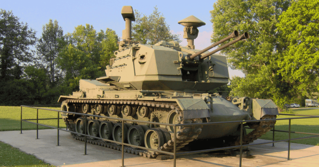 An M247 Sergeant York on display at Sgt. Alvin C. York State Historic Park, Tennessee. (Image from Wikimedia Commons)