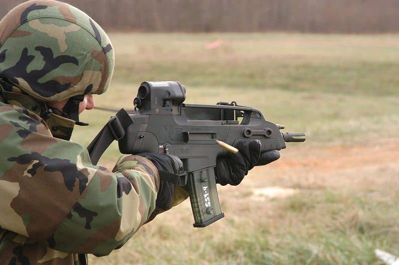 The XM8's compact variant during testing. (Photo from US Army)