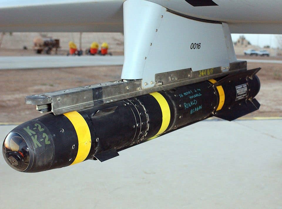 The AGM-114 Hellfire missile. (U.S. Air Force photo by TSgt Scott Reed)