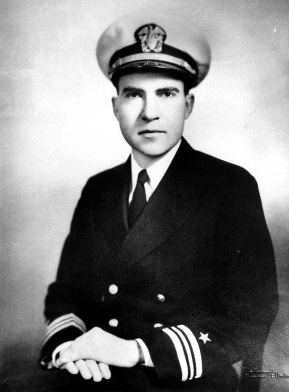 Lt. Cmdr. Richard M. Nixon. (Richard Nixon Foundation)