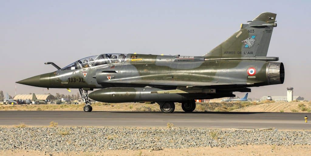 French Air Force Mirage 2000D multi-role fighters will take part in the Dutch version of Red Flag. (RAF photo)