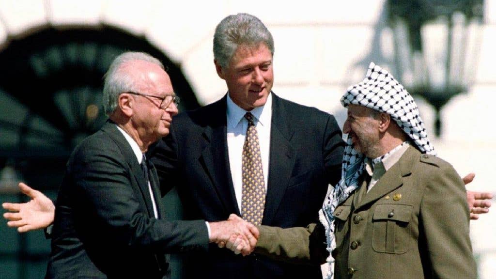Israeli PM Yitzhak Rabin was assassinated by a Jewish law student for the Oslo Accords. That doesn't make things easier.