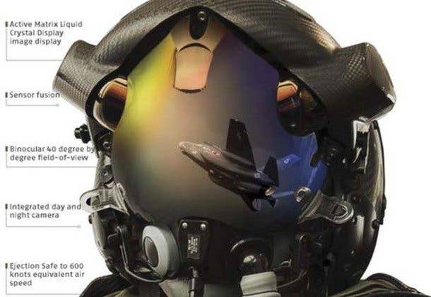 Like designing a helmet that lets a pilot literally see outside his or her plane, for example.