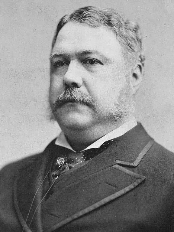 The 21st President of the United States, Chester A. Arthur. (Image from Library of Congress)