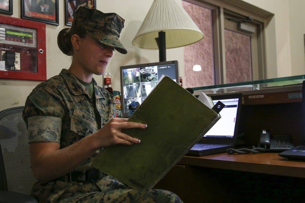 This Marine has the right idea. (U.S. Marine Corps photo by Lance Cpl. Betzabeth Y. Galvan)