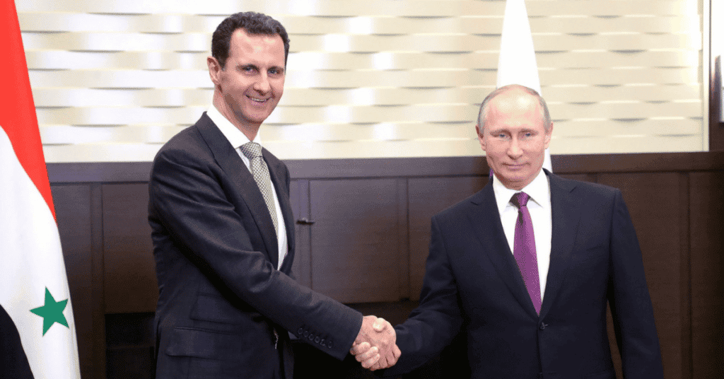 Vladimir Putin and Bashar al-Assad. (Image Kremlin)