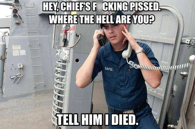 chief is pissed navy memes