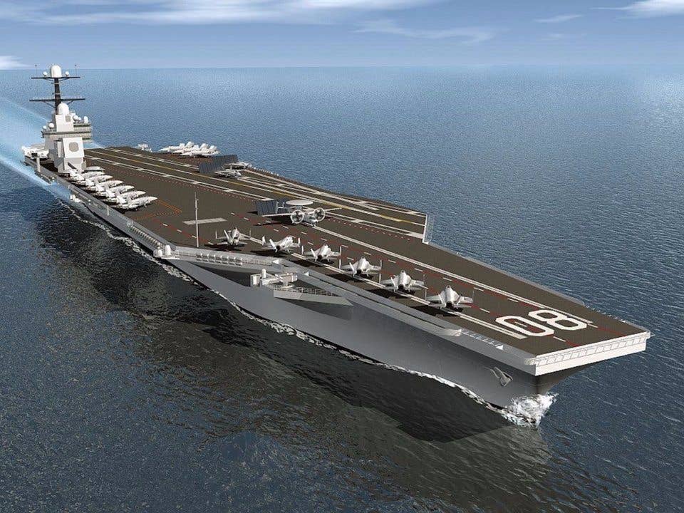 Artist's impression of the future USS Enterprise.