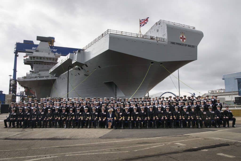HMS Prince of Wales was officially named on Friday 8 September during a ceremony in Rosyth. The Naming Ceremony is a naval tradition dating back thousands of years and combines a celebration and a solemn blessing. (Aircraft Carrier Alliance)