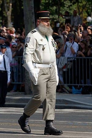 Say what you will, but the French military can grow fantastic beards. (Photo by Marie-Lan Nguyen)