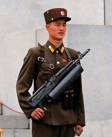 north korean soldier with Type 88-2