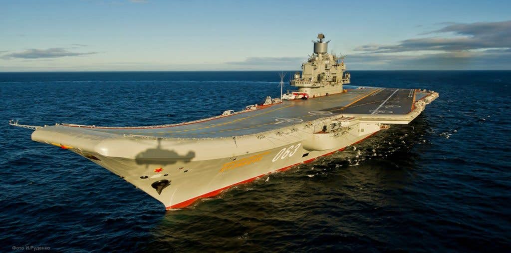 Admiral Kuznetsov, an aircraft carrier