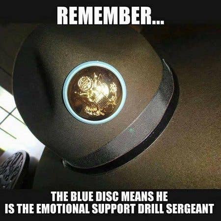 Why else would it be baby blue? (Meme via Awesome Sh*t My Drill Sergeant Says)