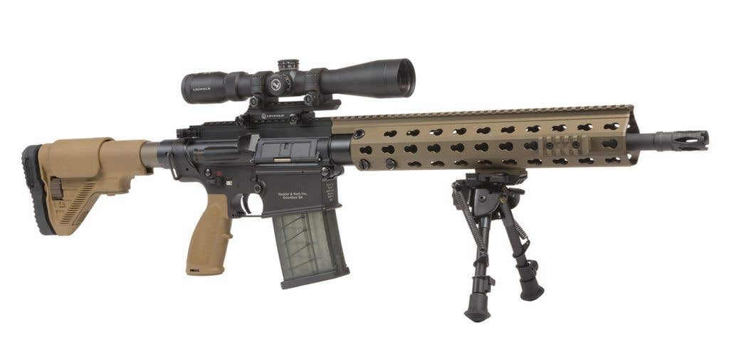 A rifle similar to the M110A1, the MR762A1, is available on the civilian market. (Heckler and Koch photo)
