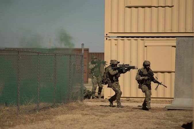 Match their aggression. (U.S. Air Force photo by Tech. Sgt. Sam Weaver)