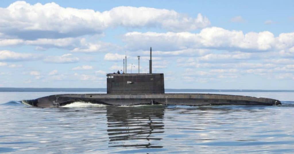 A Varshavyanka-class submarine. (Photo from Ministry of Defense of the Russian Federation)