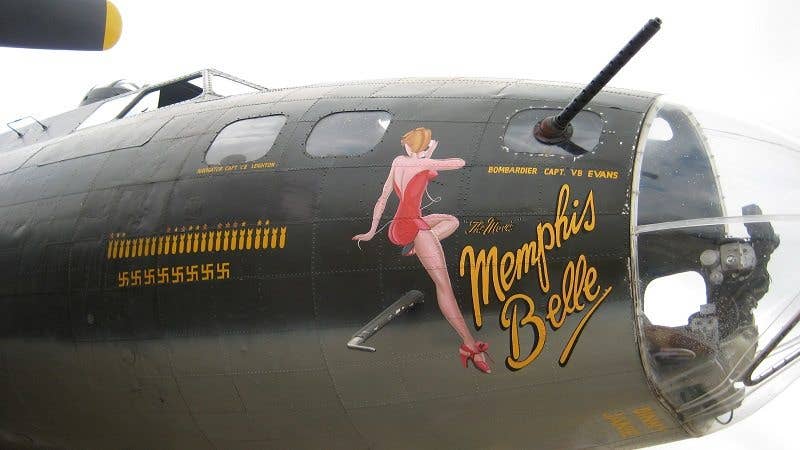 And it's never anything cool like a pin-up girl... (Courtesy Photo)