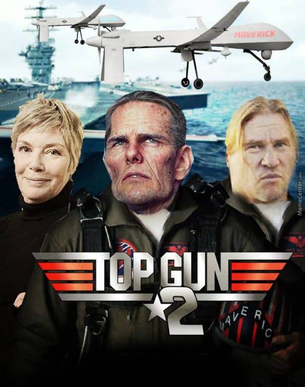 top gun 2 meme movie poster
