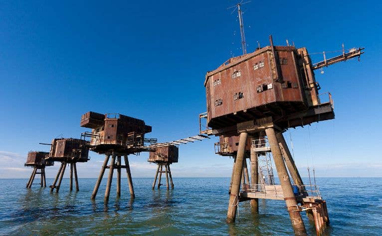 The Red Sands Forts were used as pirate radio bases in the 1960s.