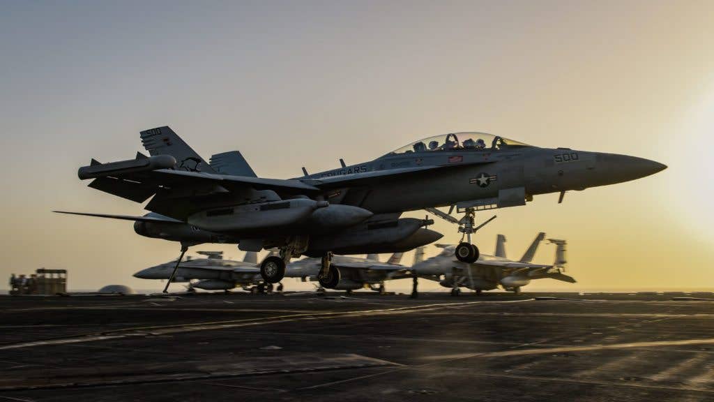 EA-18G Growler pilots can get up to $175,000 bonuses. (U.S. Navy photo by Mass Communication Specialist 3rd Class Alex Perlman)